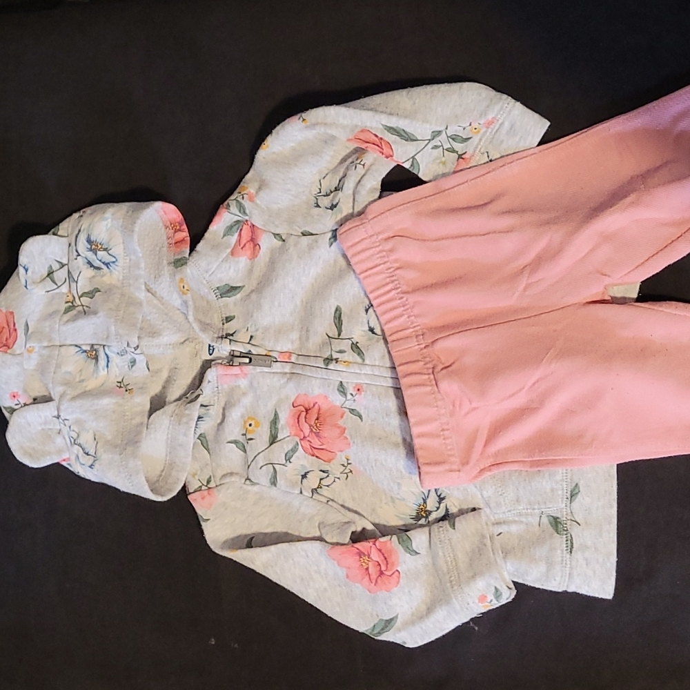 Floral Sweater and pant set 12m